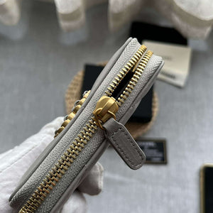 Chanel AP0945 CARD HOLDER Lambskin Gray - Default Title - View 7