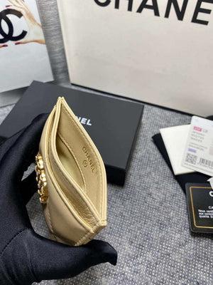 Chanel AP0960 19 CLASSIC CARD HOLDER Lambskin Beige - Default Title - View 9