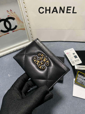 Chanel AP0960 19 CLASSIC CARD HOLDER Lambskin Black - Default Title - View 4