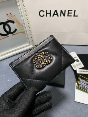 Chanel AP0960 19 CLASSIC CARD HOLDER Lambskin Black - Default Title - View 5
