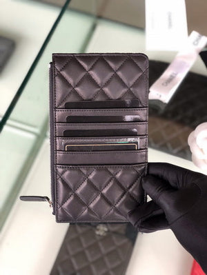 Chanel AP1422 Chanel phone card holder Lambskin Black - Default Title - View 3