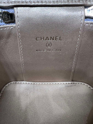 Chanel AP1447 small Vanity with chain lambskin gold Adjustable small gold balls Gray - Default Title - View 8