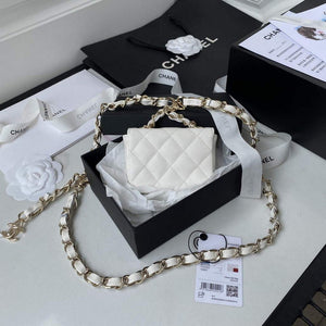 Chanel AP2305 Chanel Mini Flap bag Calfskin White - Default Title - View 2