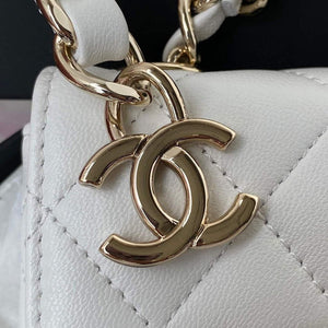 Chanel AP2305 Chanel Mini Flap bag Lambskin White - Default Title - View 4