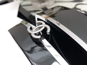 Chanel AP2398 Small Vanity Case Acrylic Black Silver - Default Title - View 3