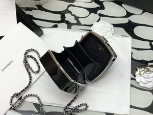 Chanel AP2398 Small Vanity Case Acrylic Black Silver - Default Title - View 7