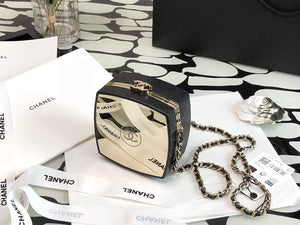 Chanel AP2398 Small Vanity Case Lambskin gold-tone metal Black and Gold - Default Title - View 2