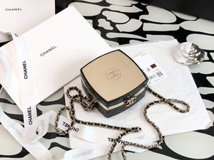 Chanel AP2398 Small Vanity Case Lambskin gold-tone metal Black and Gold - Default Title - View 3