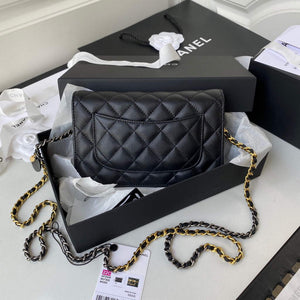 Chanel AP2508 Wallet On Chain Lambskin Shoulder Bag Black - Default Title - View 2