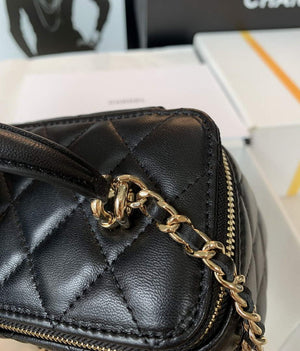 Chanel AP2550 Vanity with Chain Goatskin Black - Default Title - View 6