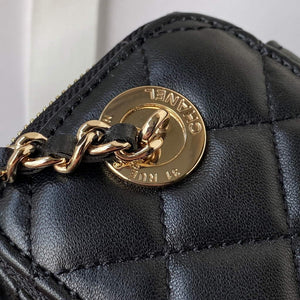 Chanel AP2581 Small Vanity with Chain lambskin Black - Default Title - View 6