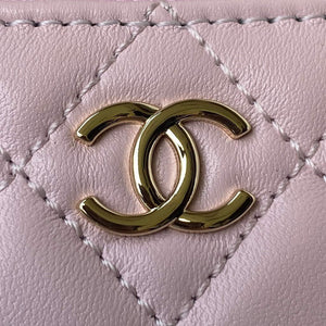 Chanel AP2581 Small Vanity with Chain lambskin Pink - Default Title - View 3