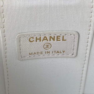 Chanel AP2581 Small Vanity with Chain lambskin White - Default Title - View 7