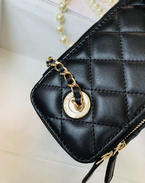Chanel AP2582 Vanity with Chain lambskin Black - Default Title - View 5