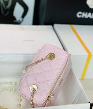 Chanel AP2582 Vanity with Chain lambskin Pink - Default Title - View 6