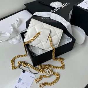 Chanel AP2635 Clutch With Chain Lambskin White - Default Title - View 2
