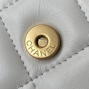 Chanel AP2635 Clutch With Chain Lambskin White - Default Title - View 8