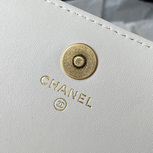 Chanel AP2635 Clutch With Chain Lambskin White - Default Title - View 9