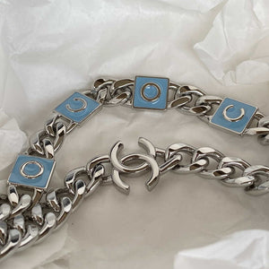 Chanel AP2718 Small Vanity With Chain Calfskin Blue - Default Title - View 7