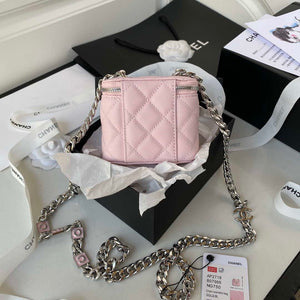 Chanel AP2718 Small Vanity With Chain Calfskin Pink - Default Title - View 2