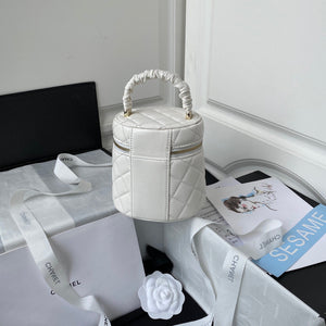 Chanel Vanity Case Lambskin AP2730 White - Default Title - View 2