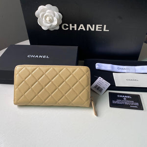 Chanel Flap Wallet Grained shiny calfskin AP2739 apricot - Default Title - View 2