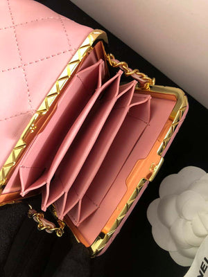 Chanel AP2750 Bucket Bag Shoulder Bag Lambskin Pink - Default Title - View 9
