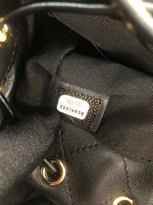 Chanel AP2750 Bucket Bag Shoulder Bag Lambskin Black - Default Title - View 7