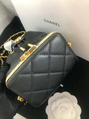 Chanel AP2750 Bucket Bag Shoulder Bag Lambskin Black - Default Title - View 8