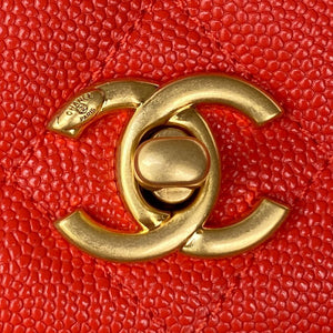 Chanel AP2840 Small Flap Bags Calfskin Red - Default Title - View 2