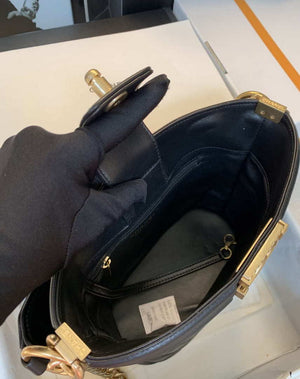 Chanel AP2902 Bucket Bag with Chain Chanel Lambskin Black - Default Title - View 6