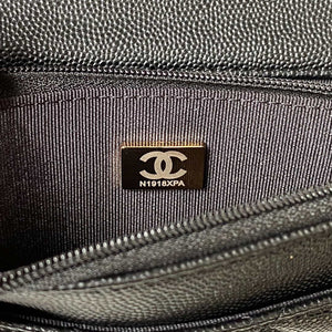 Chanel AP3019 Small Flap Bag WOC Calfskin Phone bag Black - Default Title - View 9