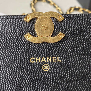 Chanel AP3021 Mini Flap Bag WOC Calfskin Phone bag Black - Default Title - View 8