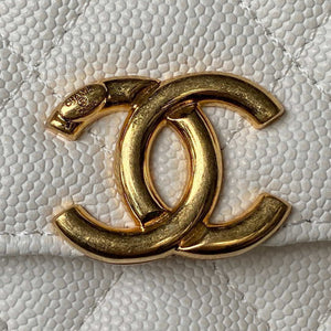 Chanel AP3021 Mini Flap Bag WOC Calfskin Phone bag White - Default Title - View 3