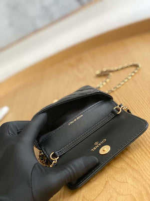 Chanel AP3036 Clutch With Chain lambskin Black - Default Title - View 9