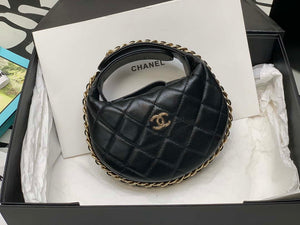 Chanel AP3095 Pouch Lambskin & Gold-Tone Metal Black - Default Title - View 2