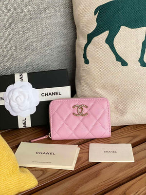 Chanel AP3225 Card Holder Calfskin CC65020 - Default Title - View 1