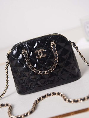 Chanel AP3345 Shell bag Patent Calfskin Black - Default Title - View 2