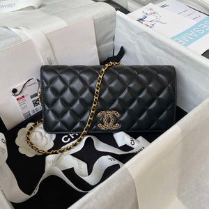 Chanel AP3363 Flap Baguette Bag Lambskin Black - Default Title - View 1