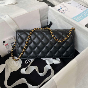 Chanel AP3363 Flap Baguette Bag Lambskin Black - Default Title - View 2