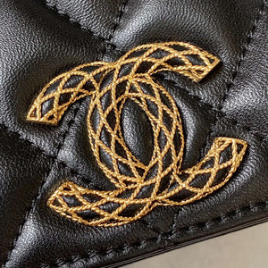 Chanel AP3363 Flap Baguette Bag Lambskin Black - Default Title - View 3