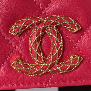 Chanel AP3363 Flap Baguette Bag Lambskin Red - Default Title - View 2