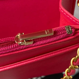 Chanel AP3363 Flap Baguette Bag Lambskin Red - Default Title - View 7