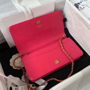 Chanel AP3363 Flap Baguette Bag Lambskin Red - Default Title - View 9