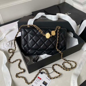 Chanel AP3424 Woc Mini Flap Bag Lambskin Black - Default Title - View 2