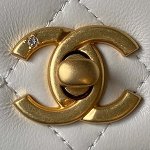 Chanel AP3424 Woc Mini Flap Bag Lambskin White - Default Title - View 3