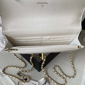Chanel AP3424 Woc Mini Flap Bag Lambskin White - Default Title - View 7