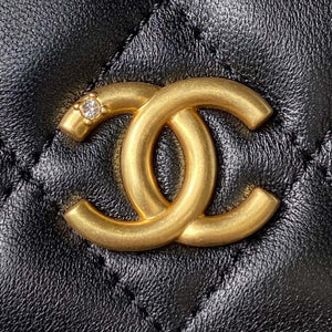 Chanel AP3426 Woc Mini Flap Bag Lambskin 17cm Black - Default Title - View 3