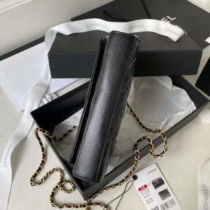 Chanel AP3426 Woc Mini Flap Bag Lambskin 17cm Black - Default Title - View 5