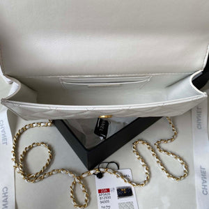 Chanel AP3426 Woc Mini Flap Bag Lambskin 17cm White - Default Title - View 8